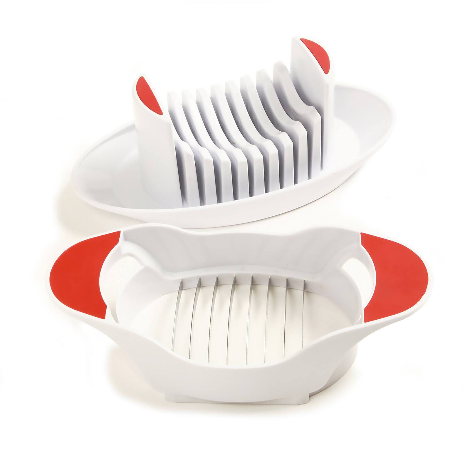 Front. Norpro - Tomato and Soft Cheese Slicer, Great for Bruschetta - White.