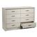 Alt View Zoom 12. CorLiving - Newport 8 Drawer Dresser - White Washed Oak.
