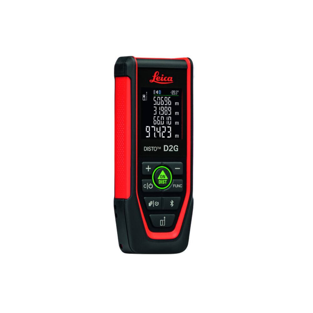 Leica DISTO D2G

5.0696 m  
3.1989 m  
6.6010 m  
9.7423 m

DISTO D2G

ON  
DIST  
FUNC