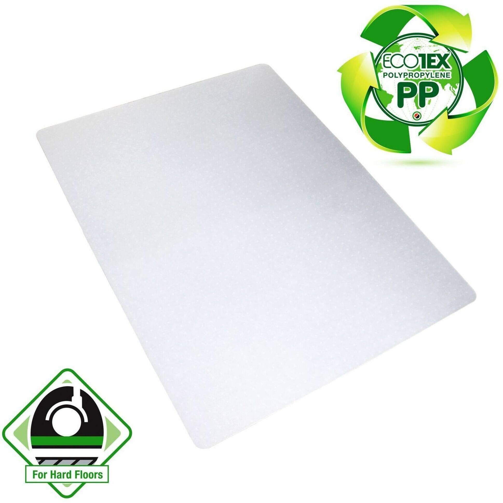 Alt View 16. Floortex - Cleartex Polypropylene Rectangular Chair Mat for Carpets - 29'' x 46'' - Translucent.