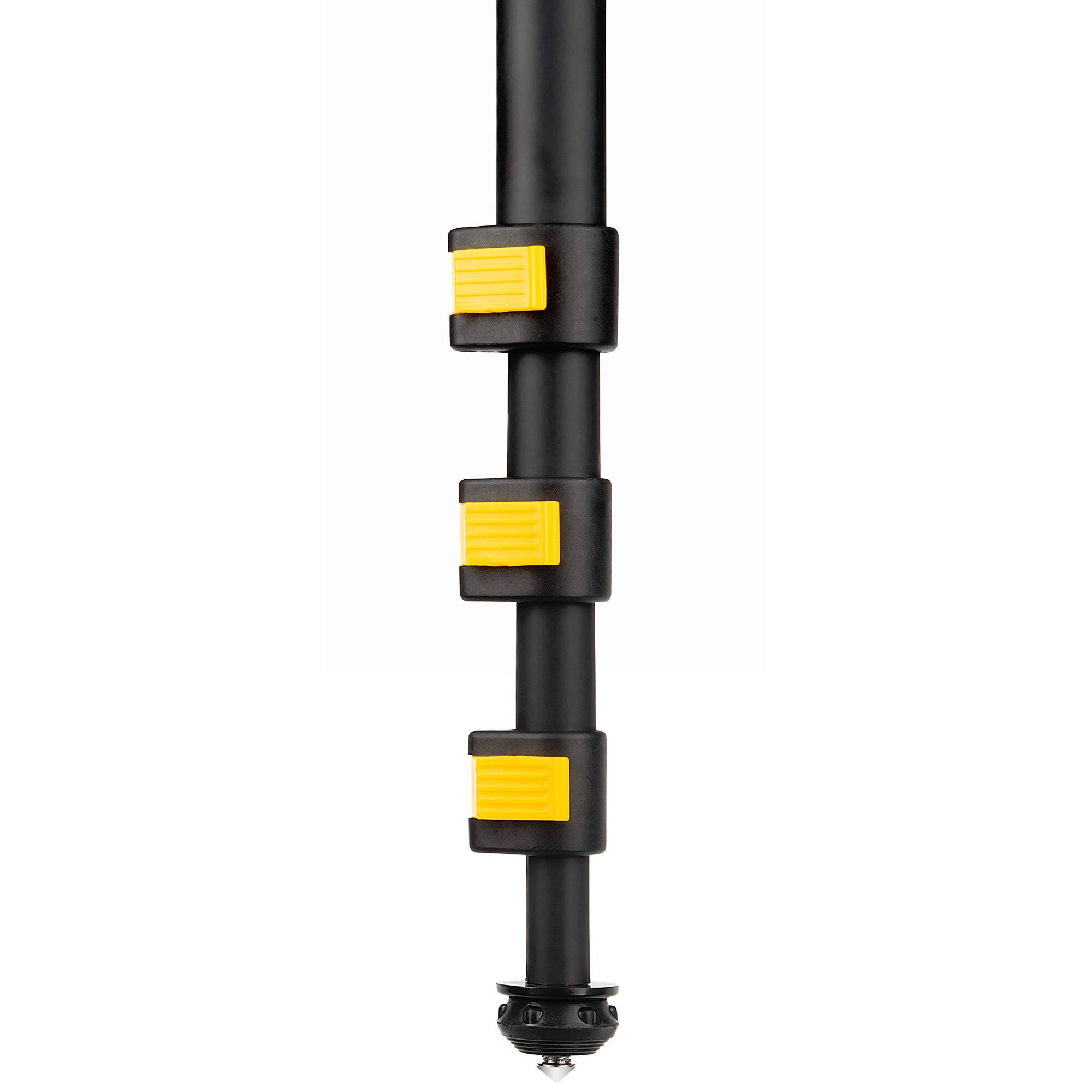 Alt View 6. Kodak - PhotoGear 72” Portable Camera Monopod, 21”-72” Aluminum Monopod with Wrist Strap & Case - Black.