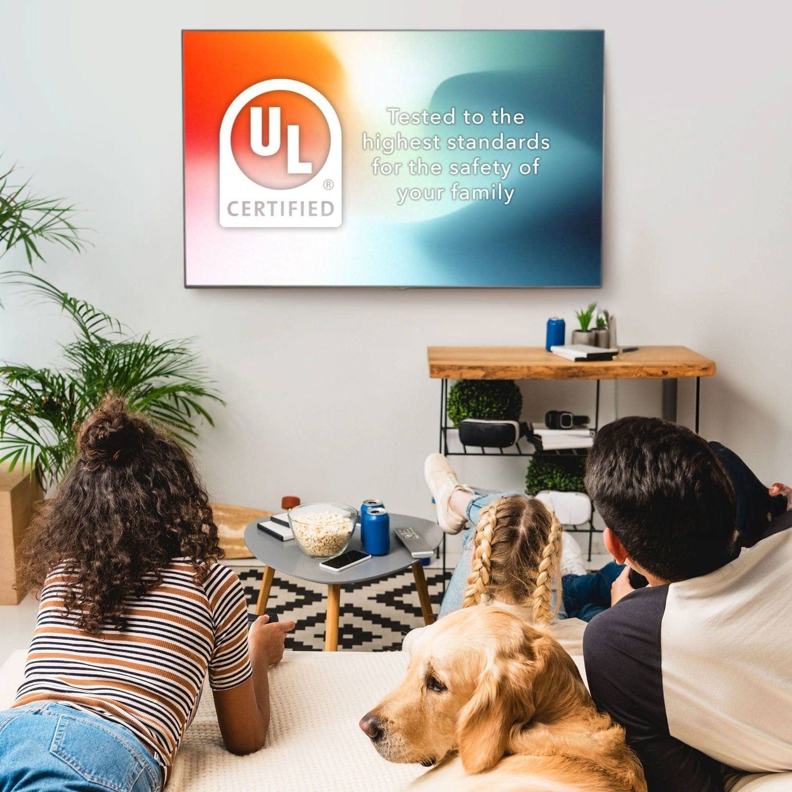 Tested to the highest standards for the safety of your family. CERTIFIED