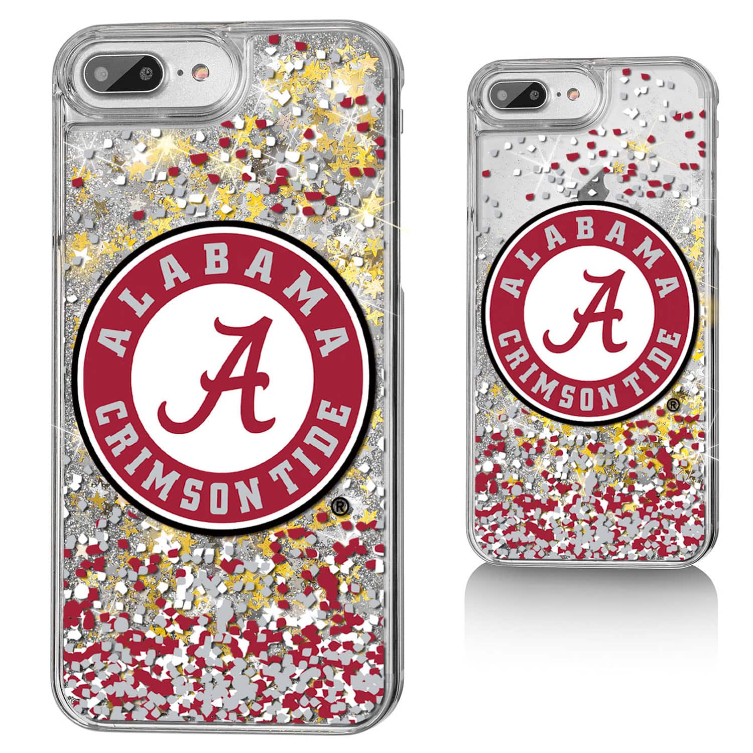 Keyscaper - Alabama Crimson Tide iPhone Glitter Confetti Design Case - 13 Pro Max - Multicolor