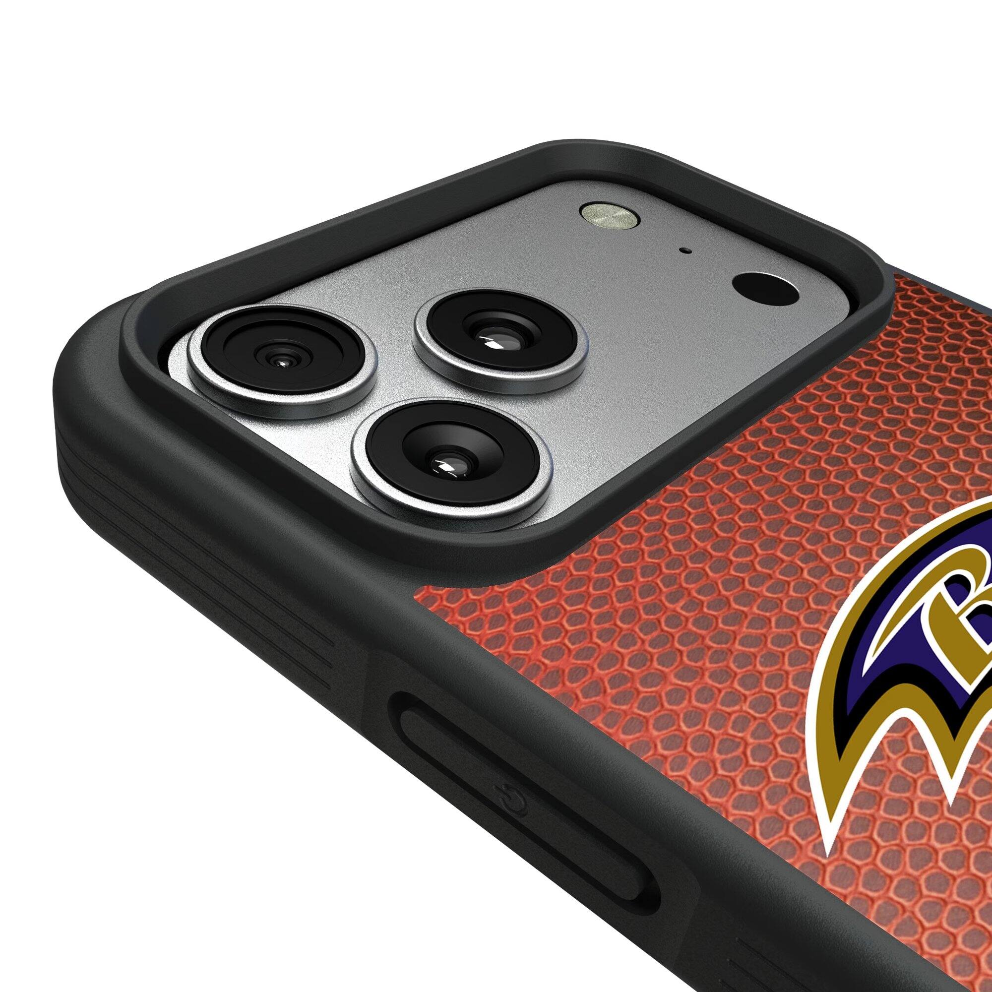 Alt View 2. Keyscaper - Baltimore Ravens Bump Case with 8.2ft Drop Protection - 15 - Multicolor.