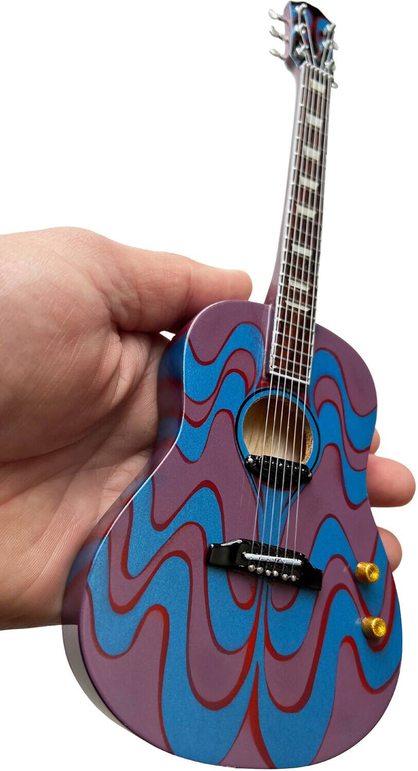 Alt View 1. Axe Heaven - The Beatles - Psychedelic Magical Mystery Tour 10 Inch Miniature Acoustic Guitar Replica   - COLLECTIBLES - Multicolor.