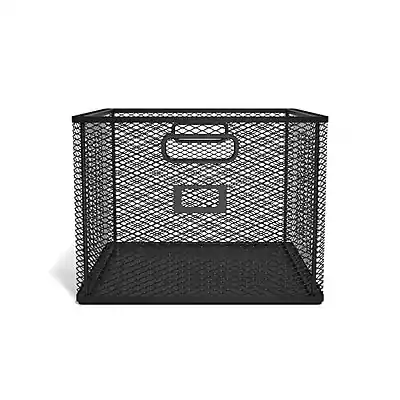 TRU RED Wire Mesh File Organizer, Matte Matte Black TR57549-CC - Best Buy