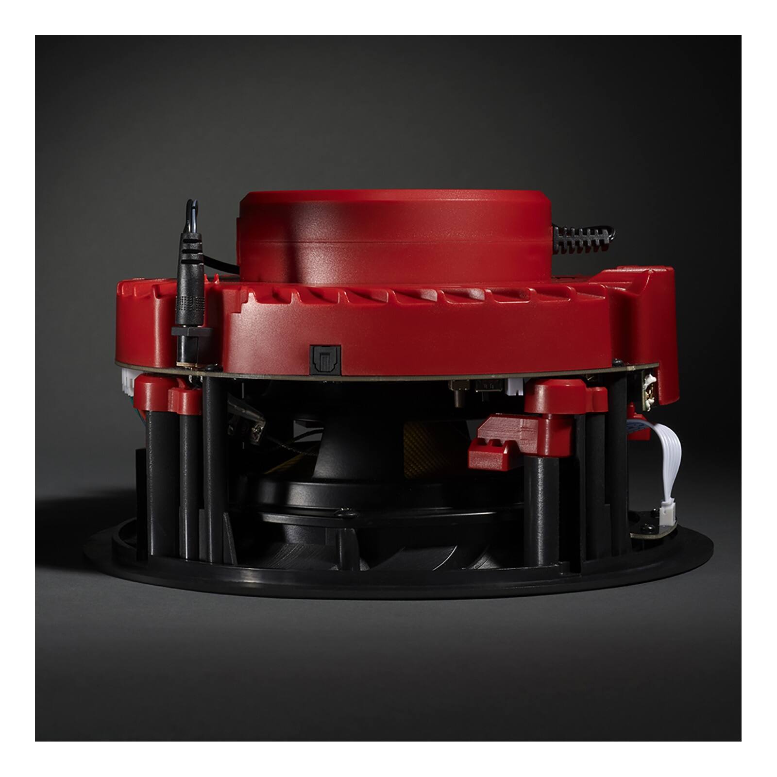 Alt View 2. Lithe Audio - PoE Adaptor Module - Red.