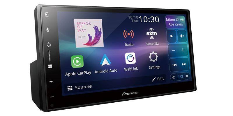 Mirror Of Way  
Ace Kevin  

10/10 Thu 10:30  

Radio SiriusXM  

Apple CarPlay Android Auto WebLink  

Settings Edit  

Sources  

Pioneer