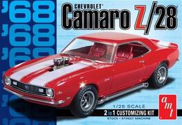 PopMarket - AMT 1968 Chevy Camaro Z/28 1/25 Scale Model Kit - COLLECTIBLES - Multicolor