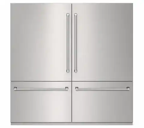 Front. Kucht - 72 in. Refrigeration Set — 36. in. Refrigerator & 36 in. Freezer - Stainless Steel Panels and Handles Included - Stainless Steel.