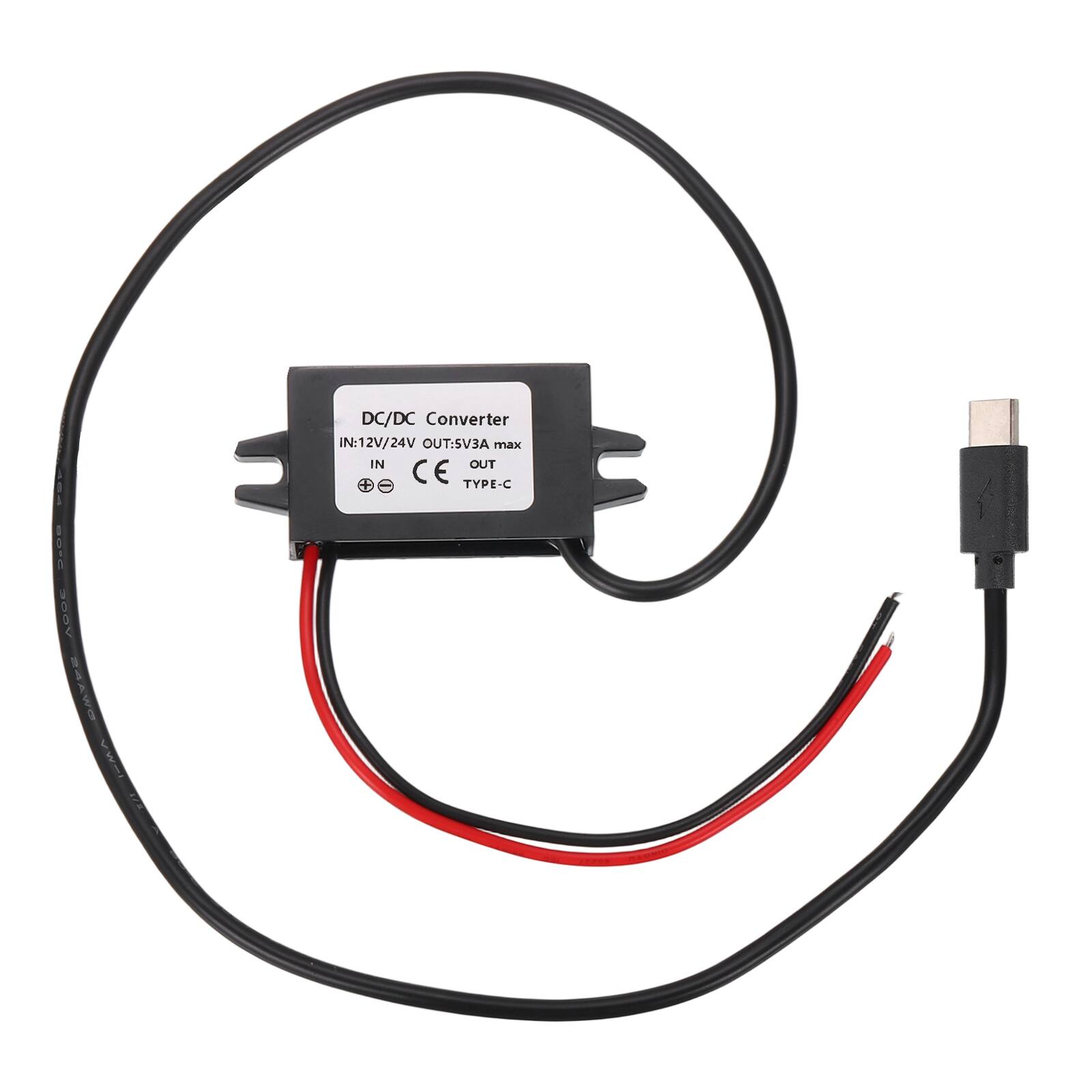 DC/DC Converter  
IN: 12V/24V  
OUT: 5V3A max  
IN  
OUT  
CE  
TYPE-C