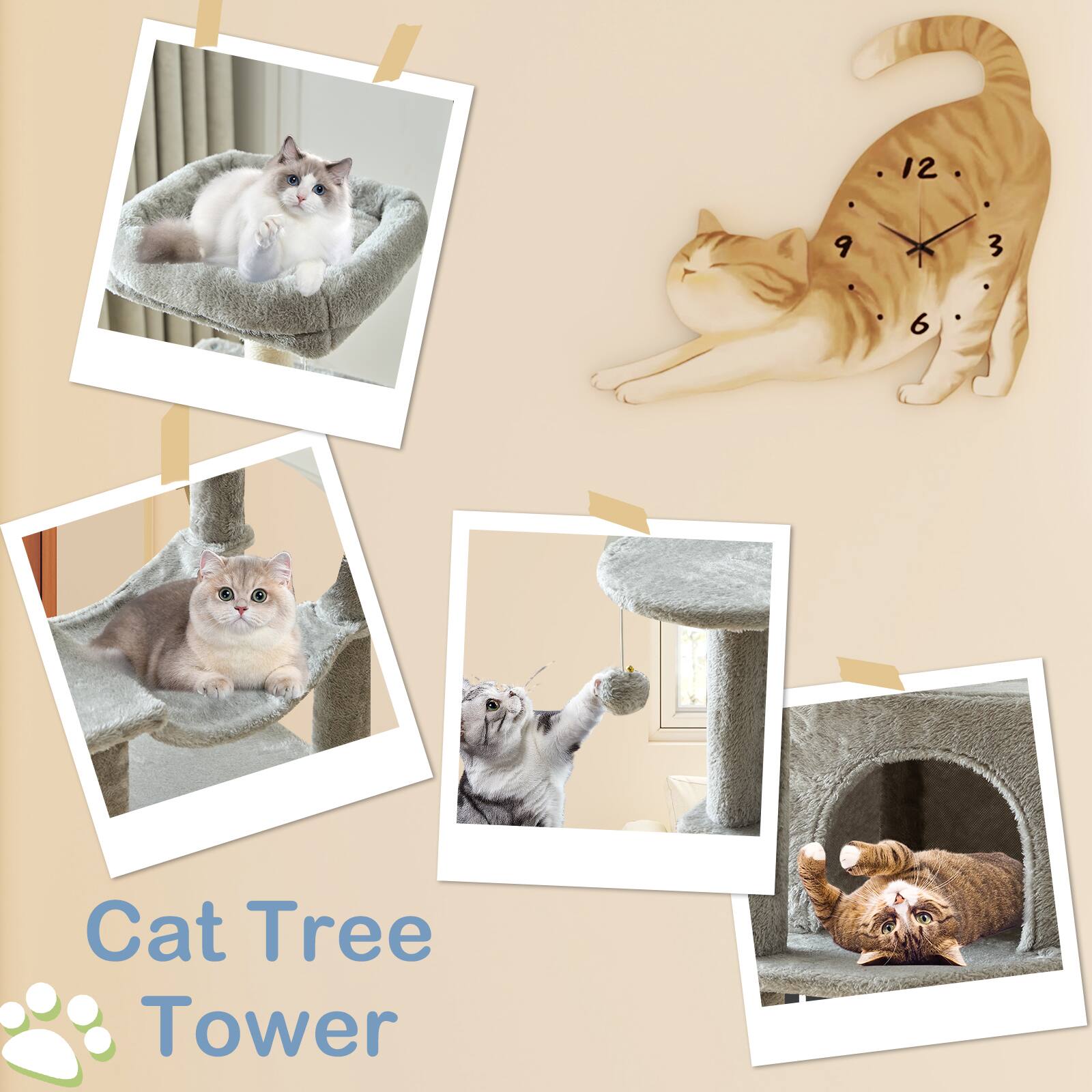 12 9 3 6  
Cat Tree Tower