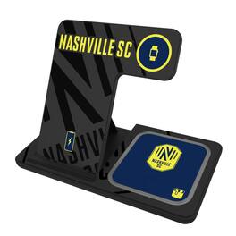 Keyscaper - Nashville SC 3-In-1 Wireless Charger - Multicolor