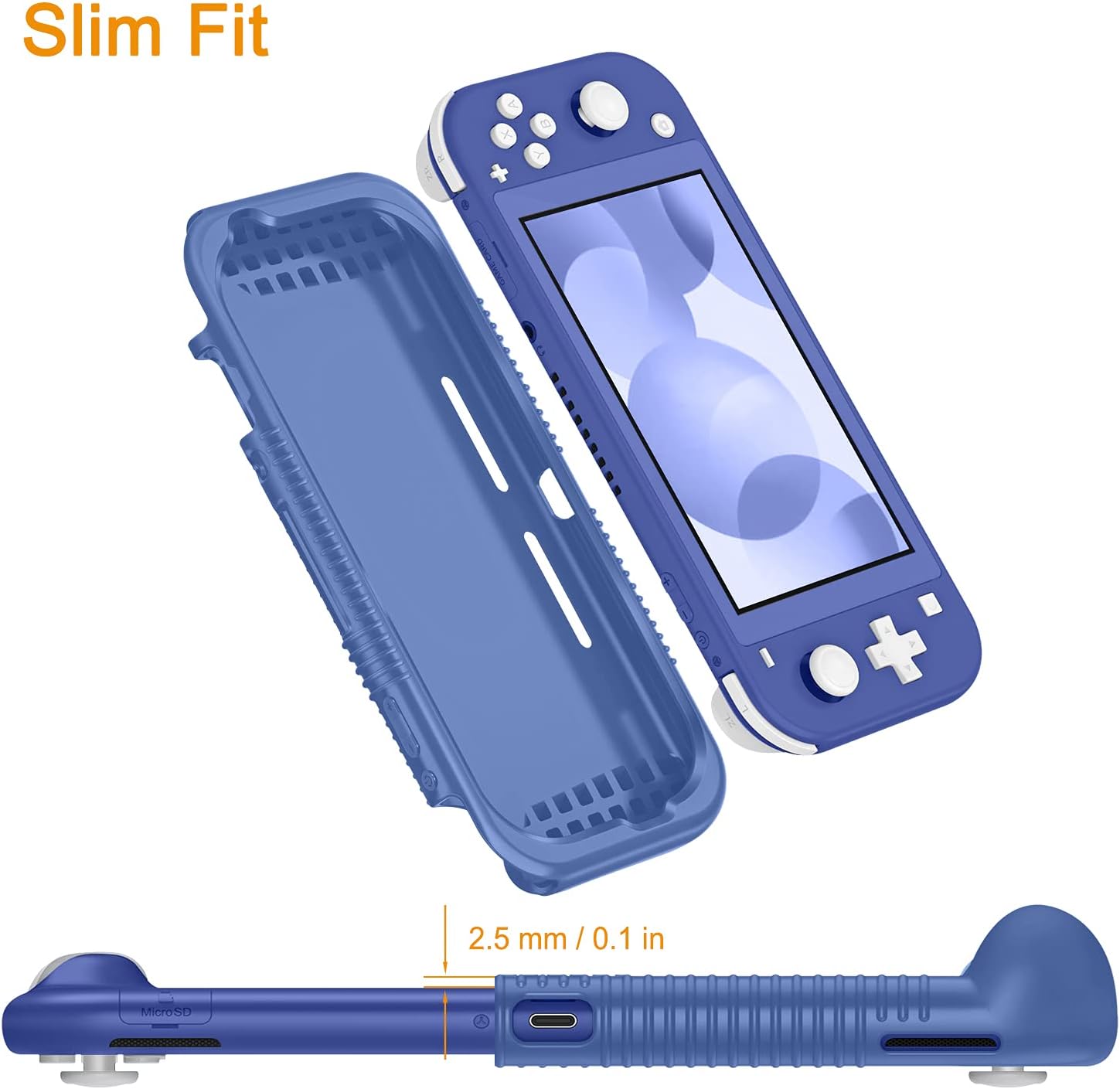 Slim Fit

2.5 mm / 0.1 in

MicroSD