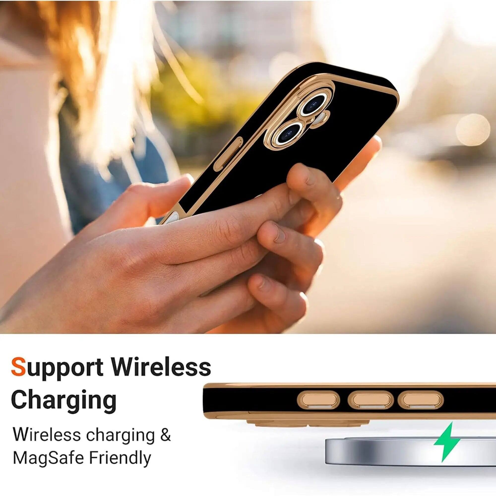 Support Wireless Charging  
Wireless charging & MagSafe Friendly