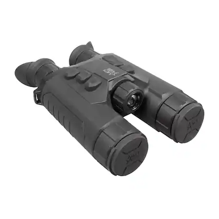 Front. AGM Global Vision - AGM ObservIR LRF 25-256 Dual-Spectrum Thermal & Digital Vision Binoculars, Black - Black.