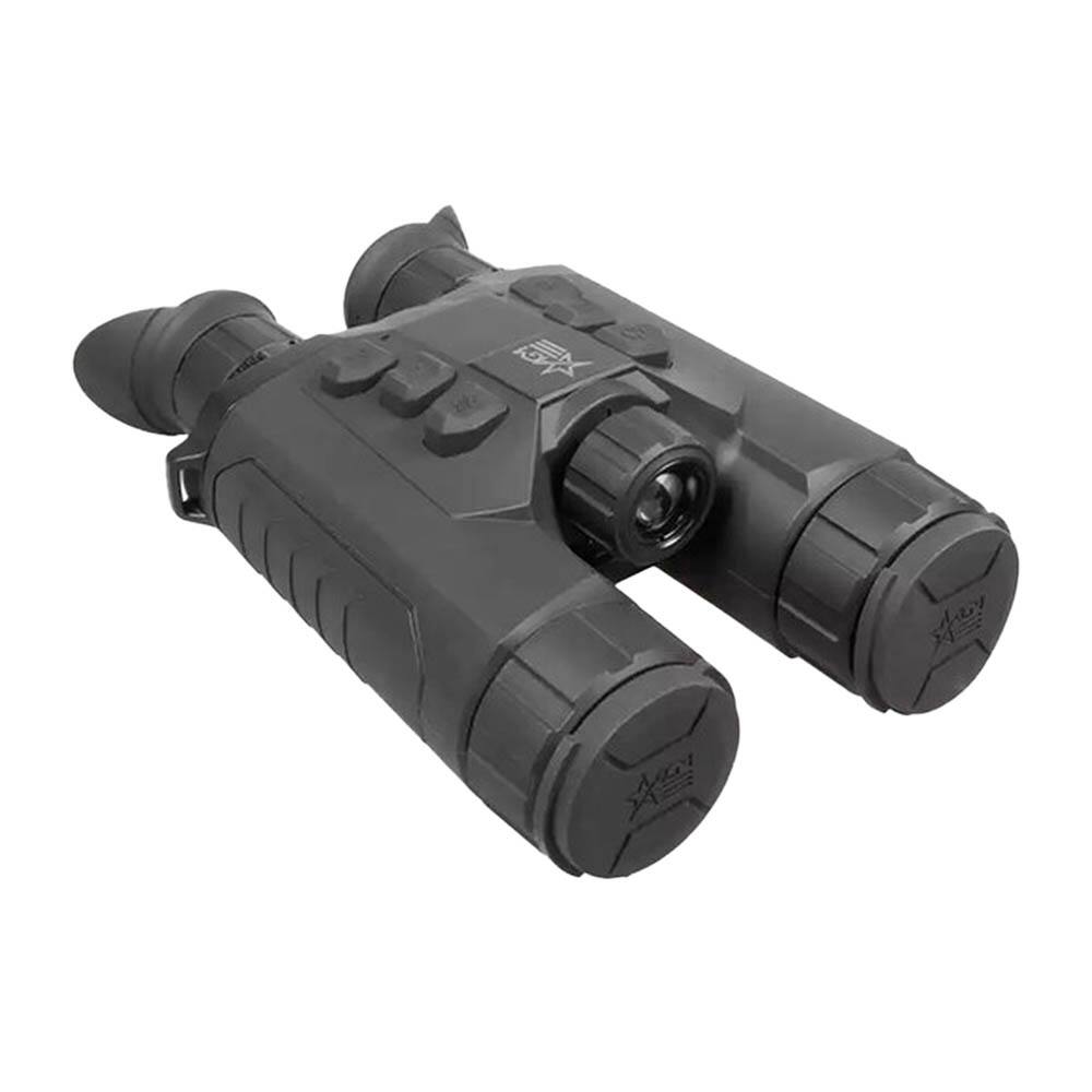 Front. AGM Global Vision - AGM ObservIR LRF 25-256 Dual-Spectrum Thermal & Digital Vision Binoculars, Black - Black.
