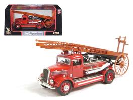 1938 Dennis Light Four Fire Engine 1/43 Diecast Model by Road Signature - Red