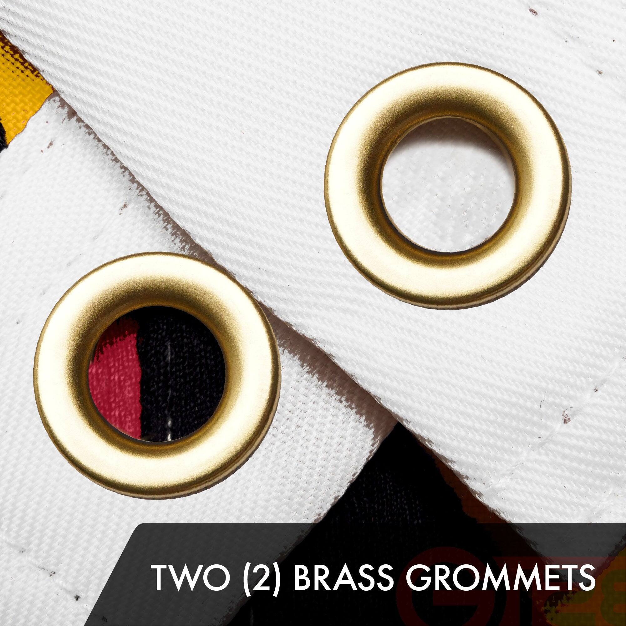 TWO (2) BRASS GROMMETS