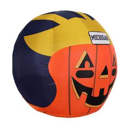 Sporticulture - Michigan Wolverines Jack-O-Helmet Inflatable - Multicolor