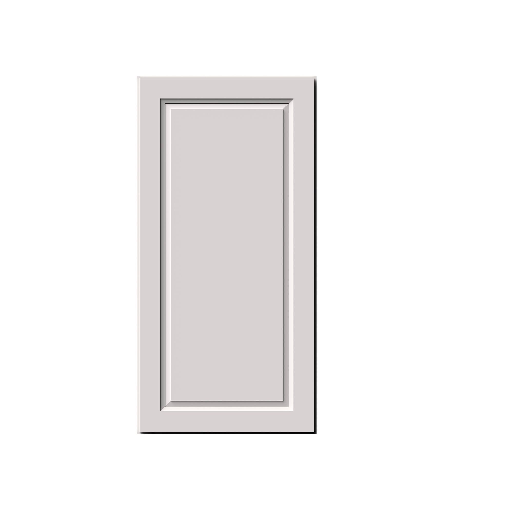 Alt View 1. Boyel Living - 21-in W x 42-in H x 12-in D Shaker RTA Kitchen Wall Cabinet with Soft-Close Doors - Glacier White.