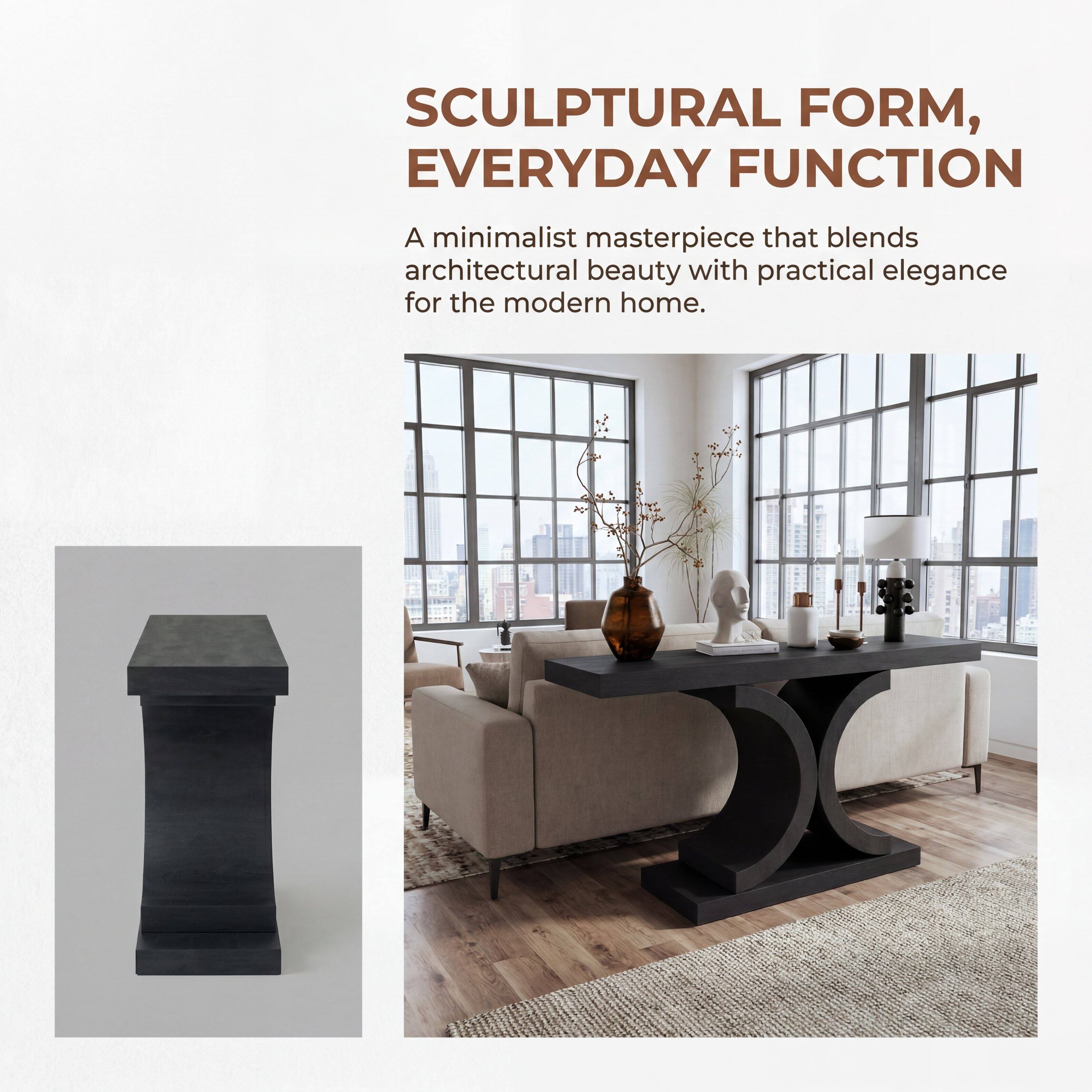 SCULPTURAL FORM, EVERYDAY FUNCTION

A minimalist masterpiece that blends architectural beauty with practical elegance for the modern home.
