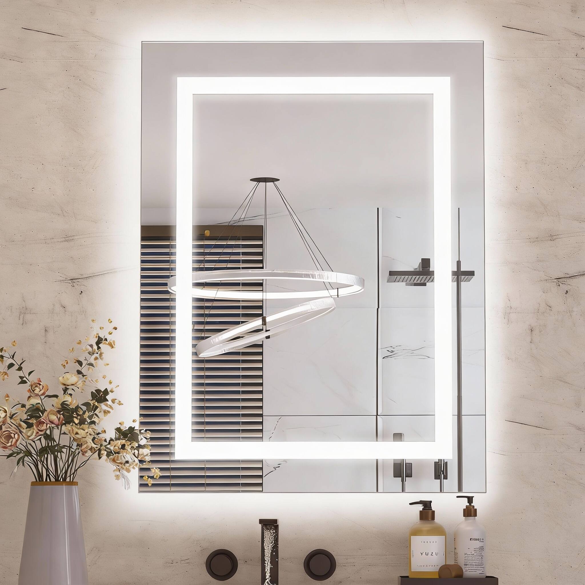 Front and Backlit 36"L x 24"W