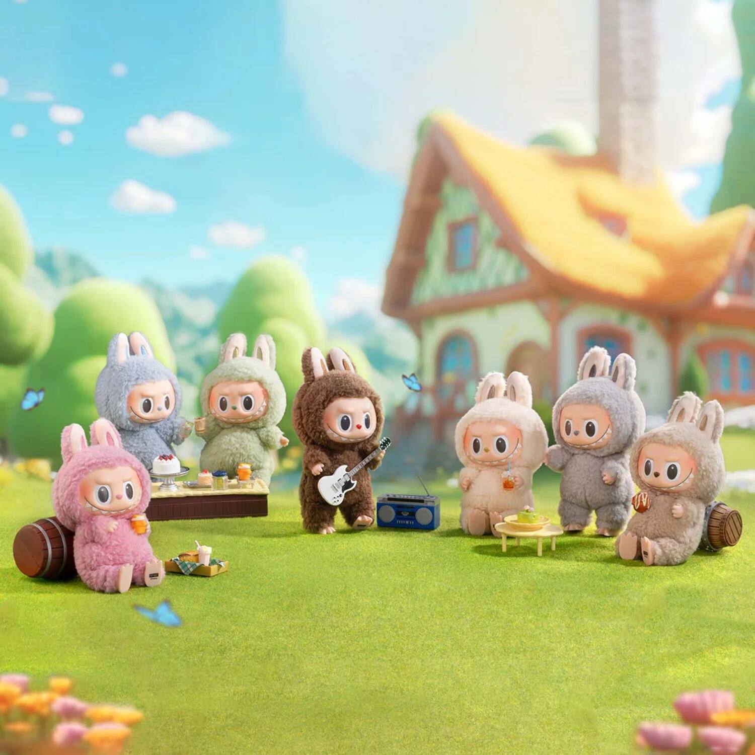 Angle. POP MART - POP MART The Monsters - Tasty Macarons Vinyl Face Blind Box, Random Design Action Figures Collectible Toys Home Decorati.