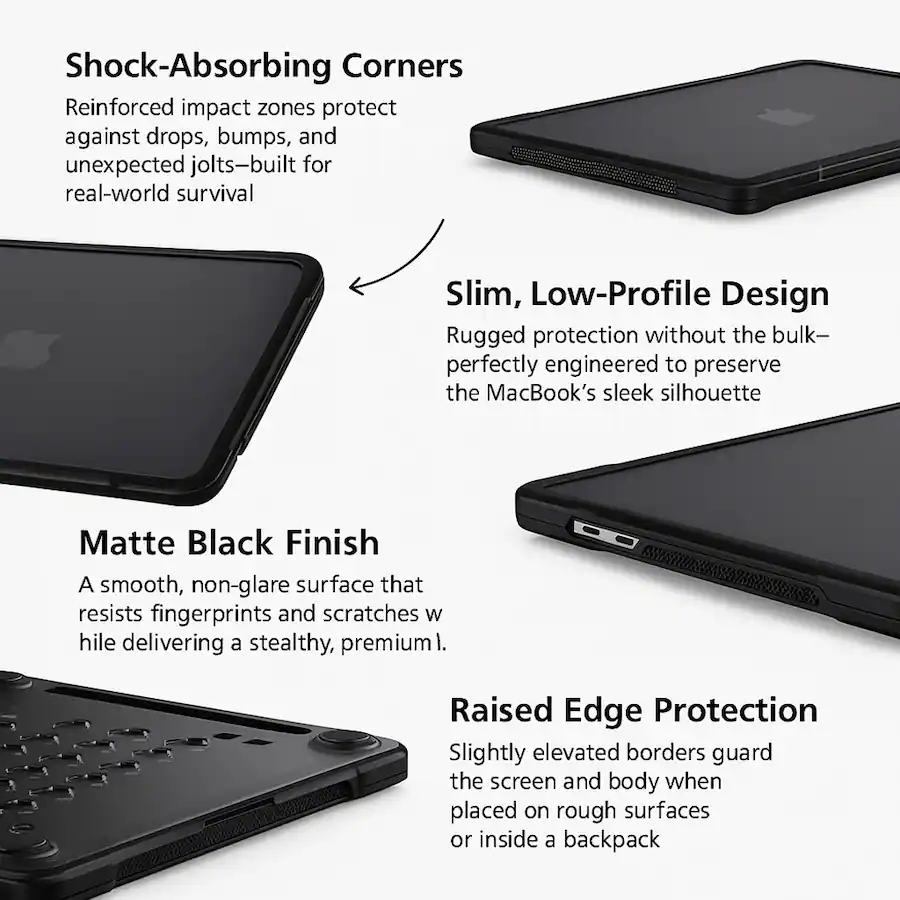 SaharaCase Raider ProArmor Case for Apple MacBook Pro 14'' (M1, M2, M3 ...