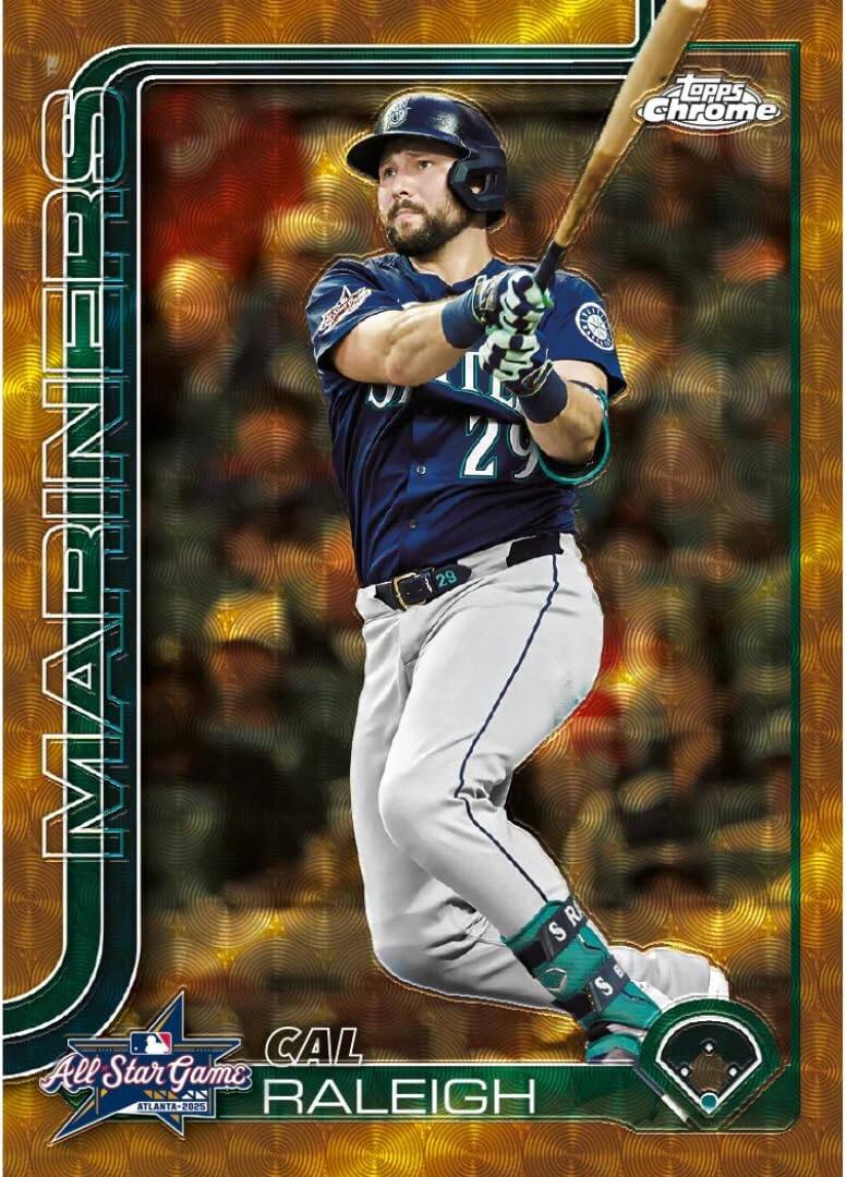 Topps Chrome  
MARINERS  
CAL RALEIGH  
All Star Game  
ATLANTA-2025