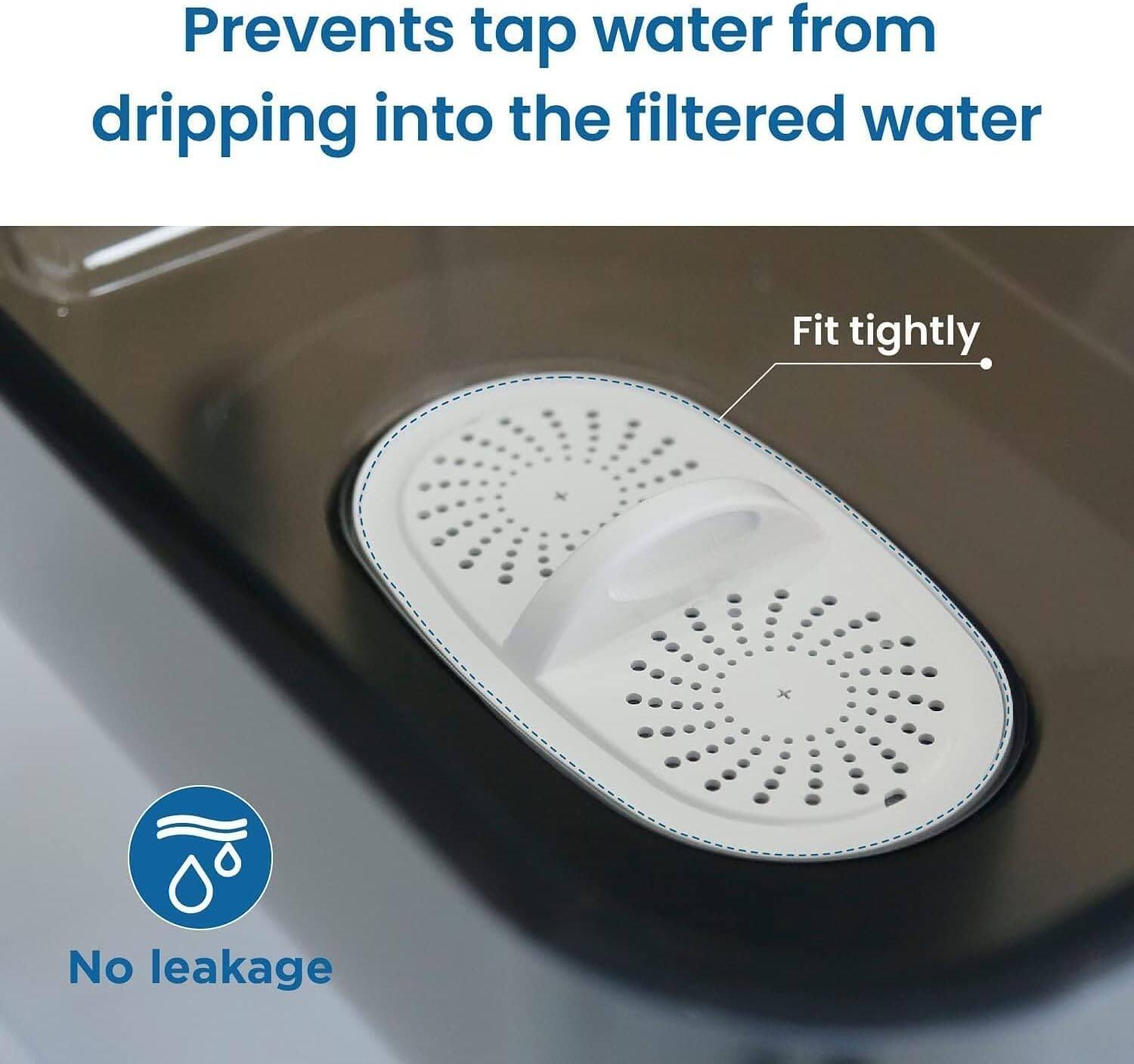 Prevents tap water from dripping into the filtered water

Fit tightly

No leakage