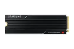 Samsung – 9100 PRO 2TB with Heatsink Internal SSD PCIe Gen 5x4 NVMe, Speeds Up to 14700 MB/s - Front_Zoom