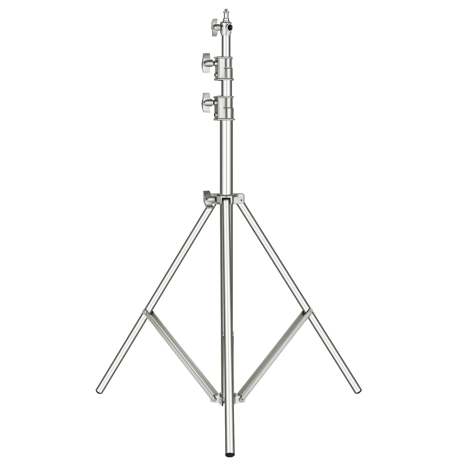 Neewer - 118" Stainless Steel Light Stand, Spring Cushioned, Heavy Duty - Silver