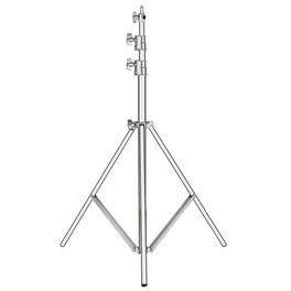 Neewer - 118" Stainless Steel Light Stand, Spring Cushioned, Heavy Duty - Silver