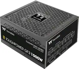 Thermaltake - Toughpower GF3 1000W 80 PLUS Gold PCIe Gen 5 ATX 3.0 Ready Fully Modular Power Supply - Black