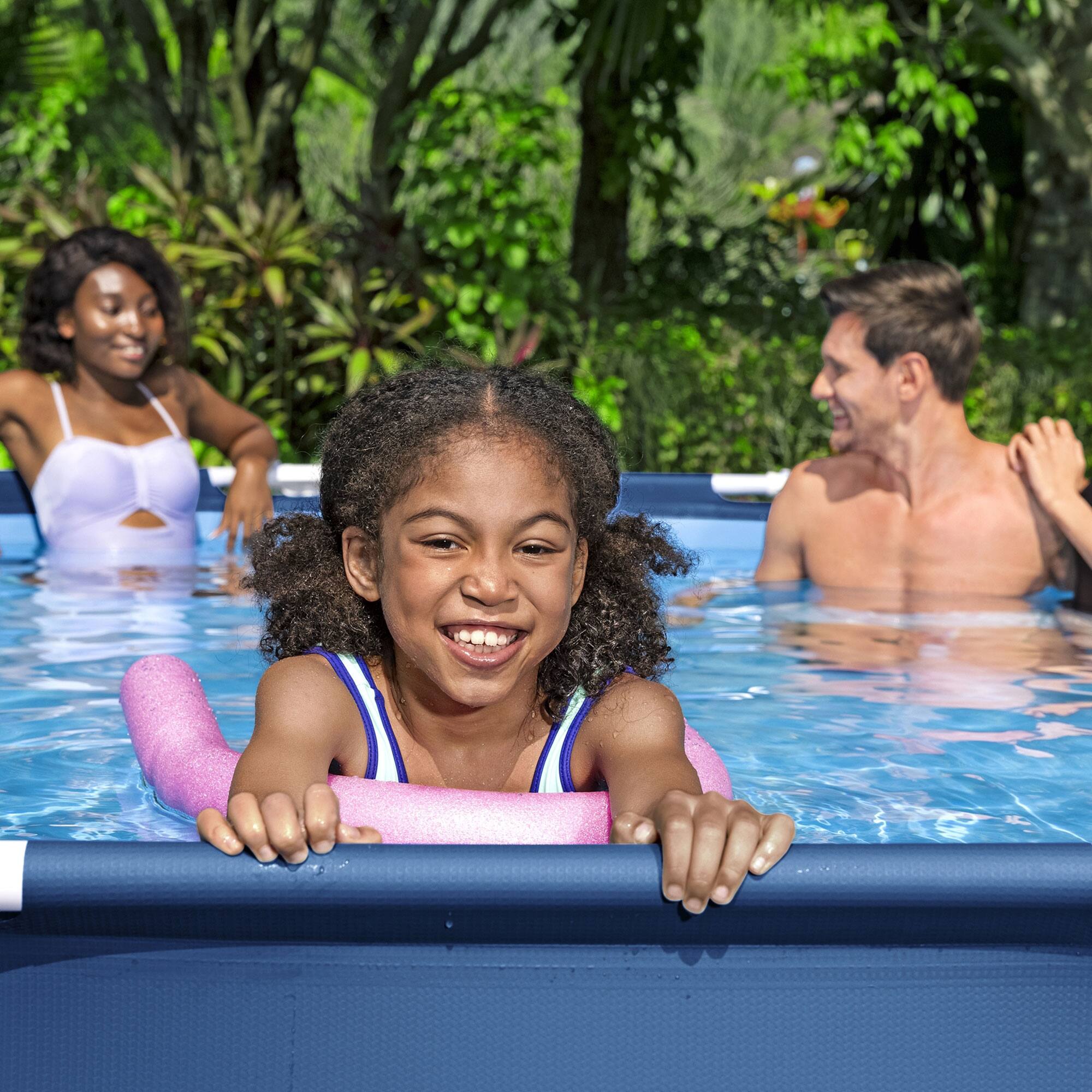 Alt View 4. Bestway - Bestway Steel Pro 12' x 30" Round Above Ground Pool Set with DuraPlus Liner - Blue.