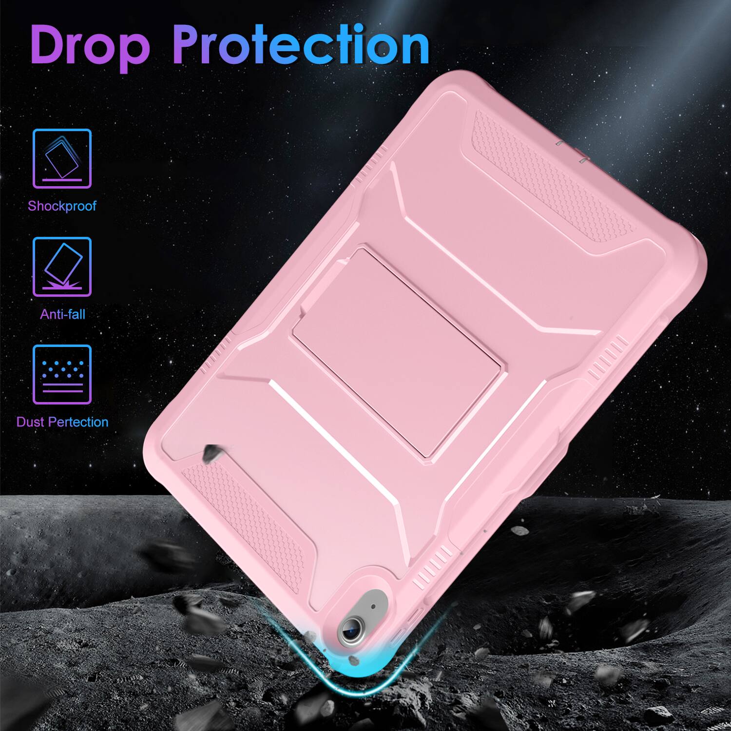 Drop Protection

- Shockproof
- Anti-fall
- Dust Protection