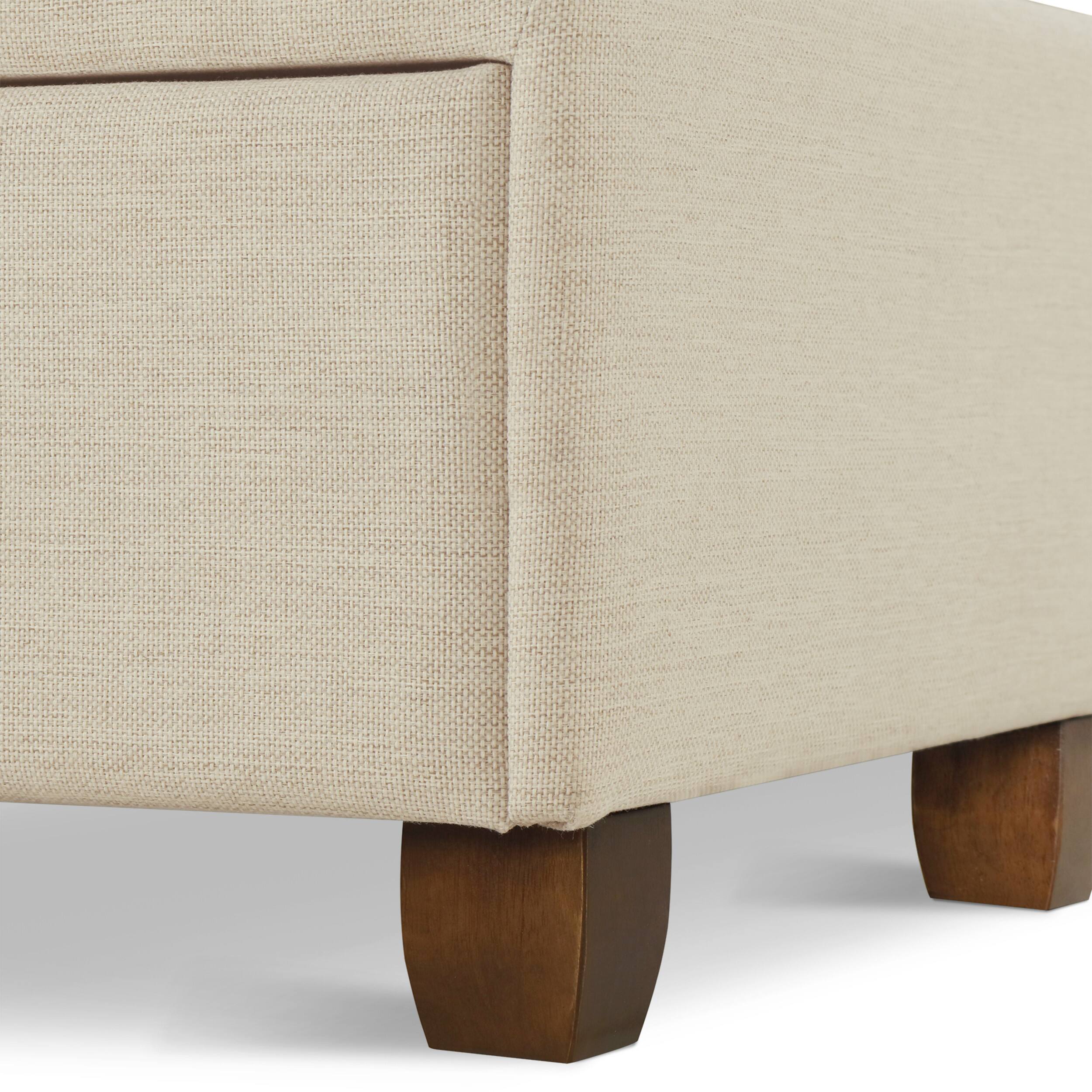 Alt View 20. Click Decor - Edmond Storage Bed with Adjustable Height Headboard Queen Size - Beige.