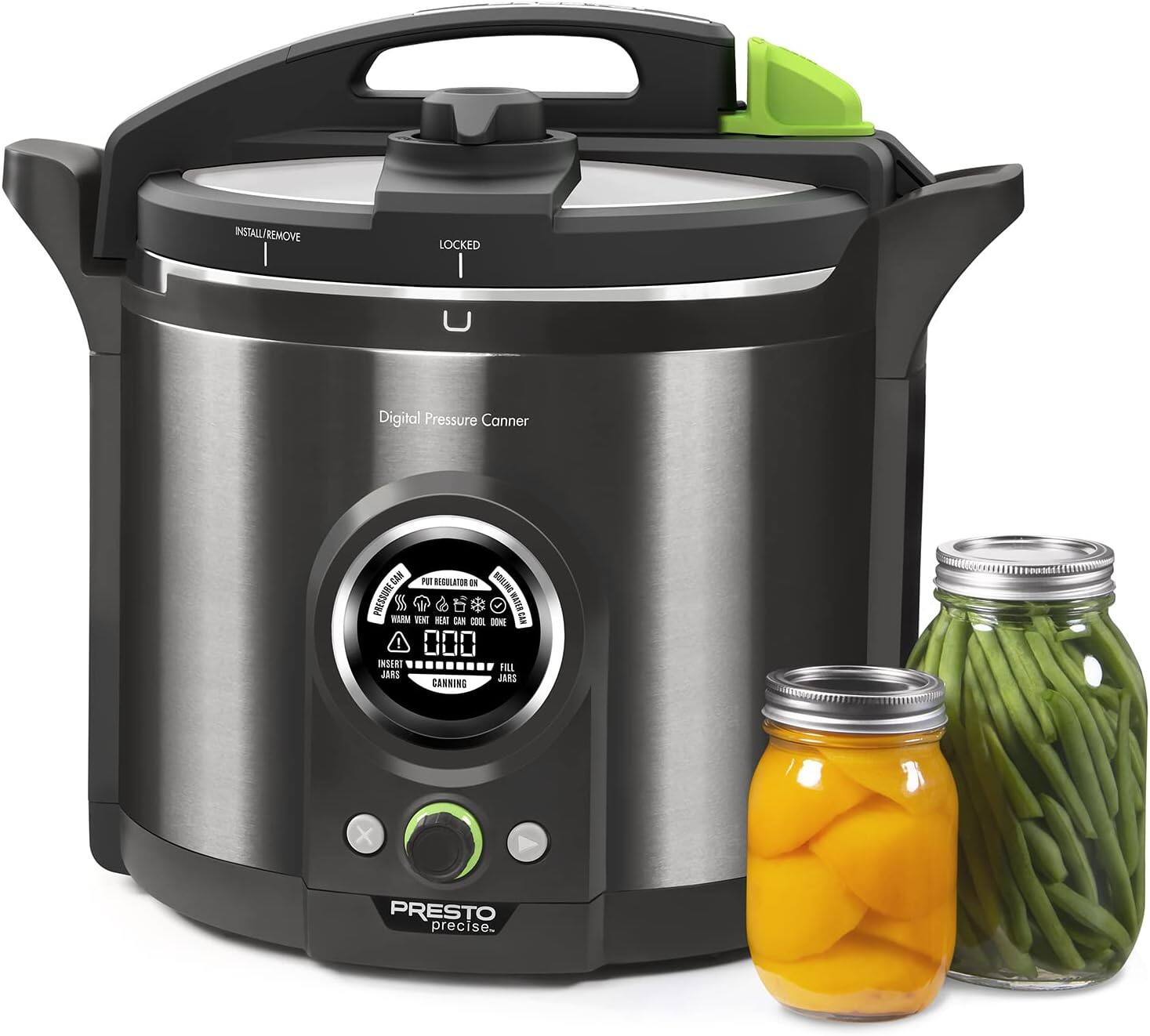 Presto 02144 Digital Pressure Canner Electric Black 02144 Best Buy