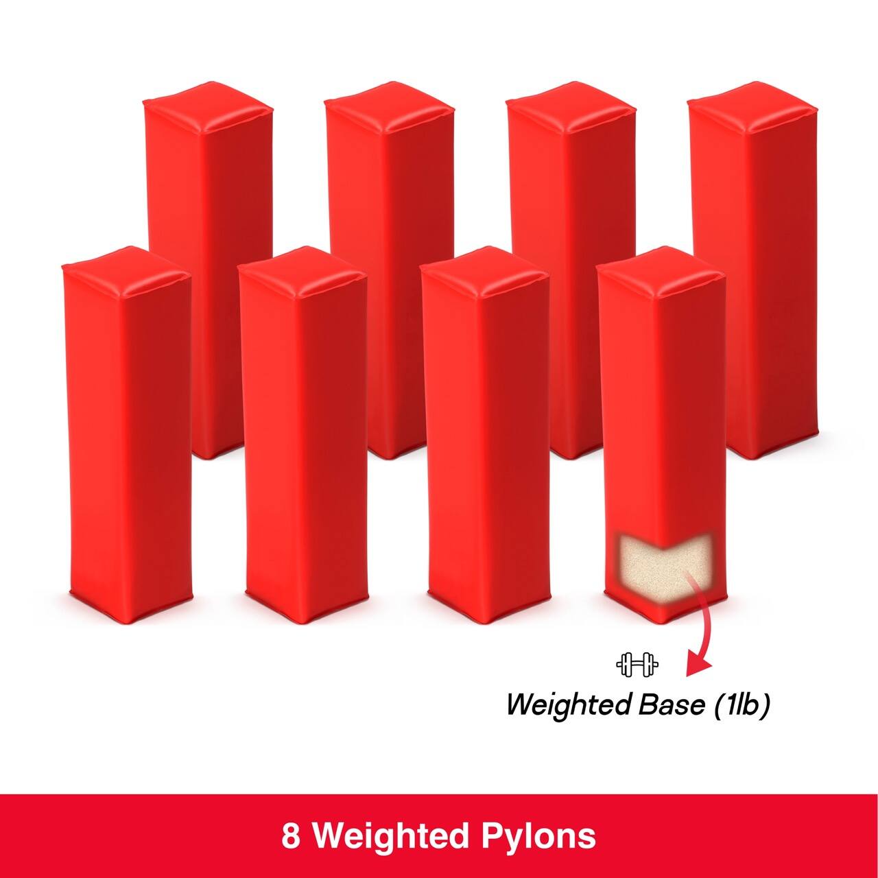 Weighted Base (1lb)  
8 Weighted Pylons