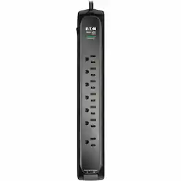 Tripp Lite - series Protect It! TLP710BTEL 7-Outlets Surge Suppressor/Protector - Household Electronic, Computer, Printer - Black