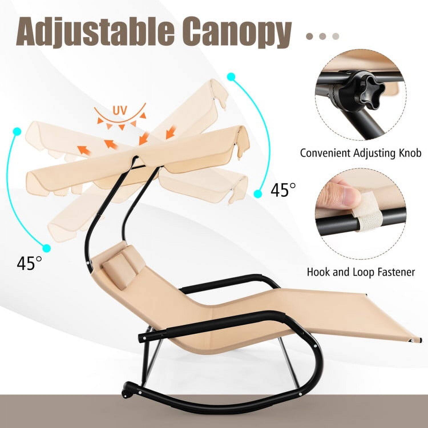 Adjustable Canopy  
UV Protection  
Convenient Adjusting Knob  
45° Angle  
Hook and Loop Fastener