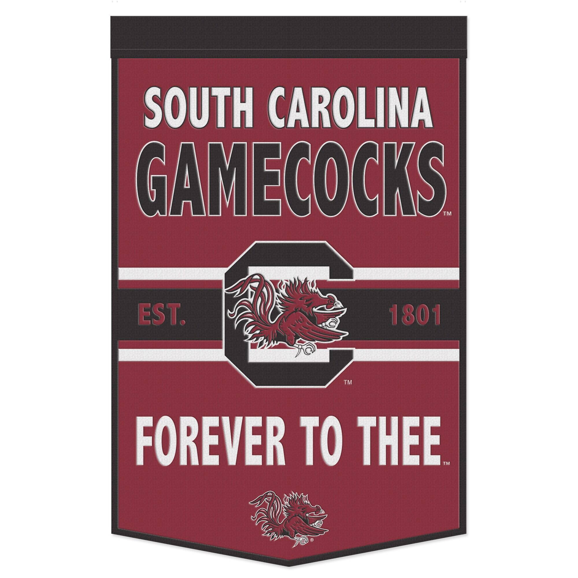 SOUTH CAROLINA GAMECOCKS  
EST. 1801  
FOREVER TO THEE