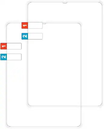 Front. Amazon - Antiglare Screen Protector (2 Pack), for Amazon Kindle Paperwhite and Colorsoft (2024 Release) - Clear.