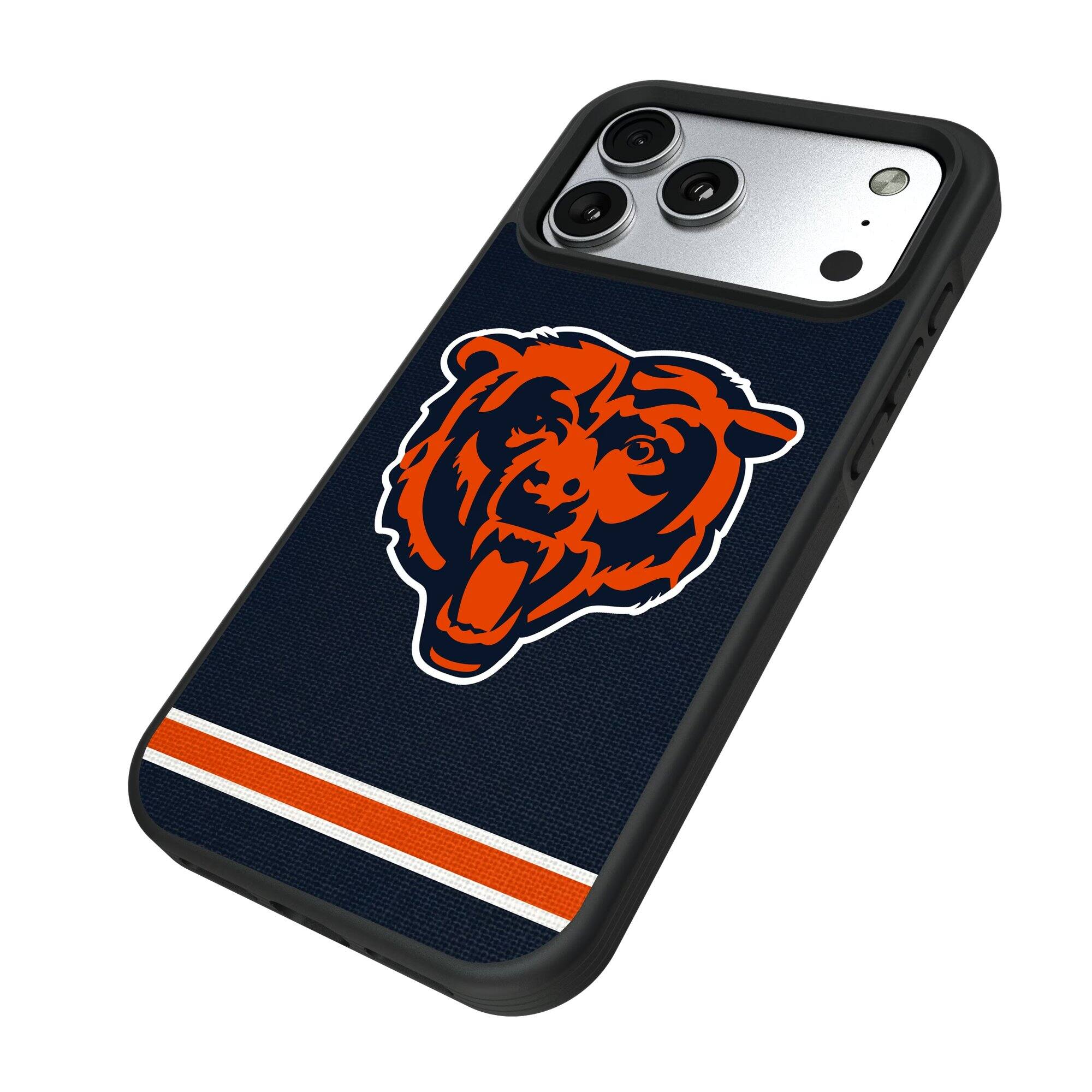 Alt View 1. Keyscaper - Chicago Bears Bump Case with 8.2ft Drop Protection - 15 - Multicolor.