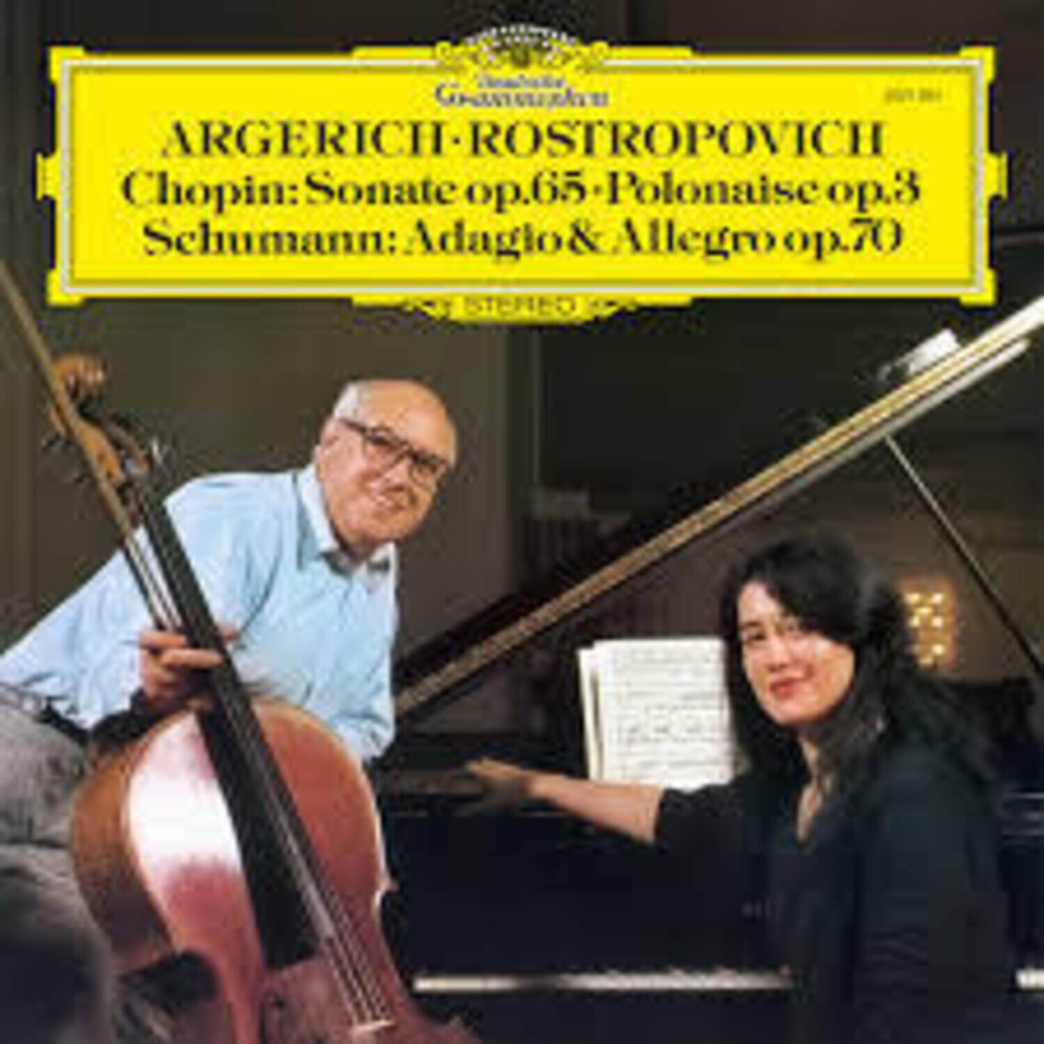 A Defferent Schumann　Vol.1　ヴェンツァーゴ、カシオーリ Argerich & Rostropovich Chopin: Sonate Op. 65; Schumann: Adagio