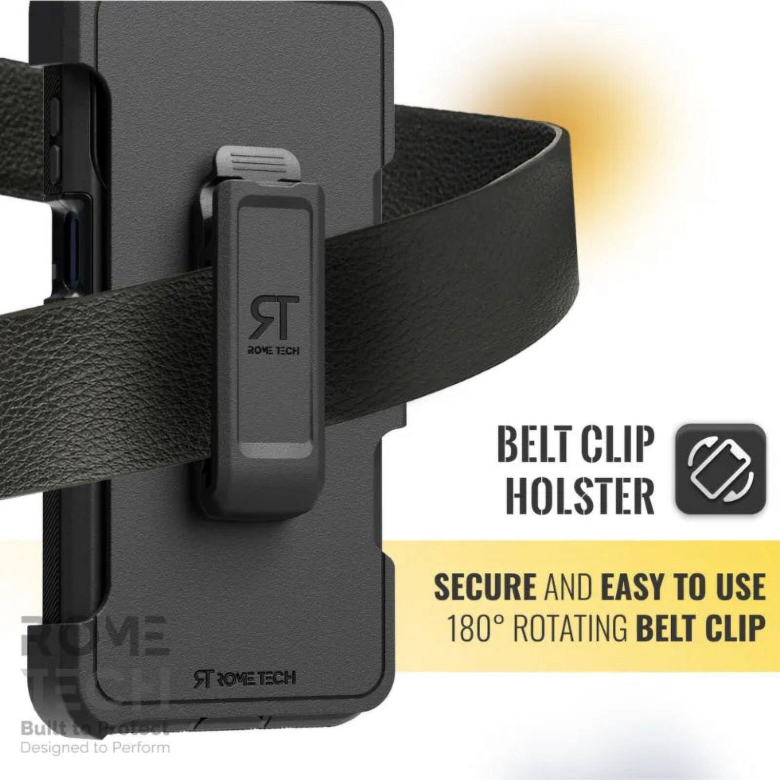 ROME TECH BELT CLIP HOLSTER  
ROME TECH  
Built to Protect  
Designed to Perform  
SECURE AND EASY TO USE  
180° ROTATING BELT CLIP