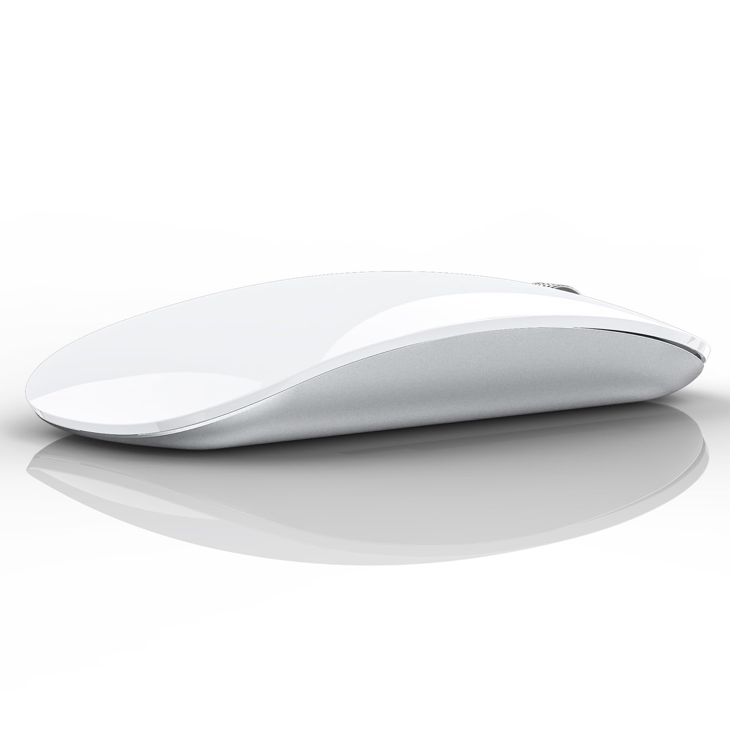 Cozy Serene - Wireless Mouse Rechargeable Silent USB M18 Triple Mode (dual Bluetooth+usb) Computer - Wireless - White