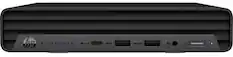 Front. HP - HP EliteDesk 800G6 Mini Intel i5-10500T 32GB 1TB SSD Windows 11 Pro - Black.