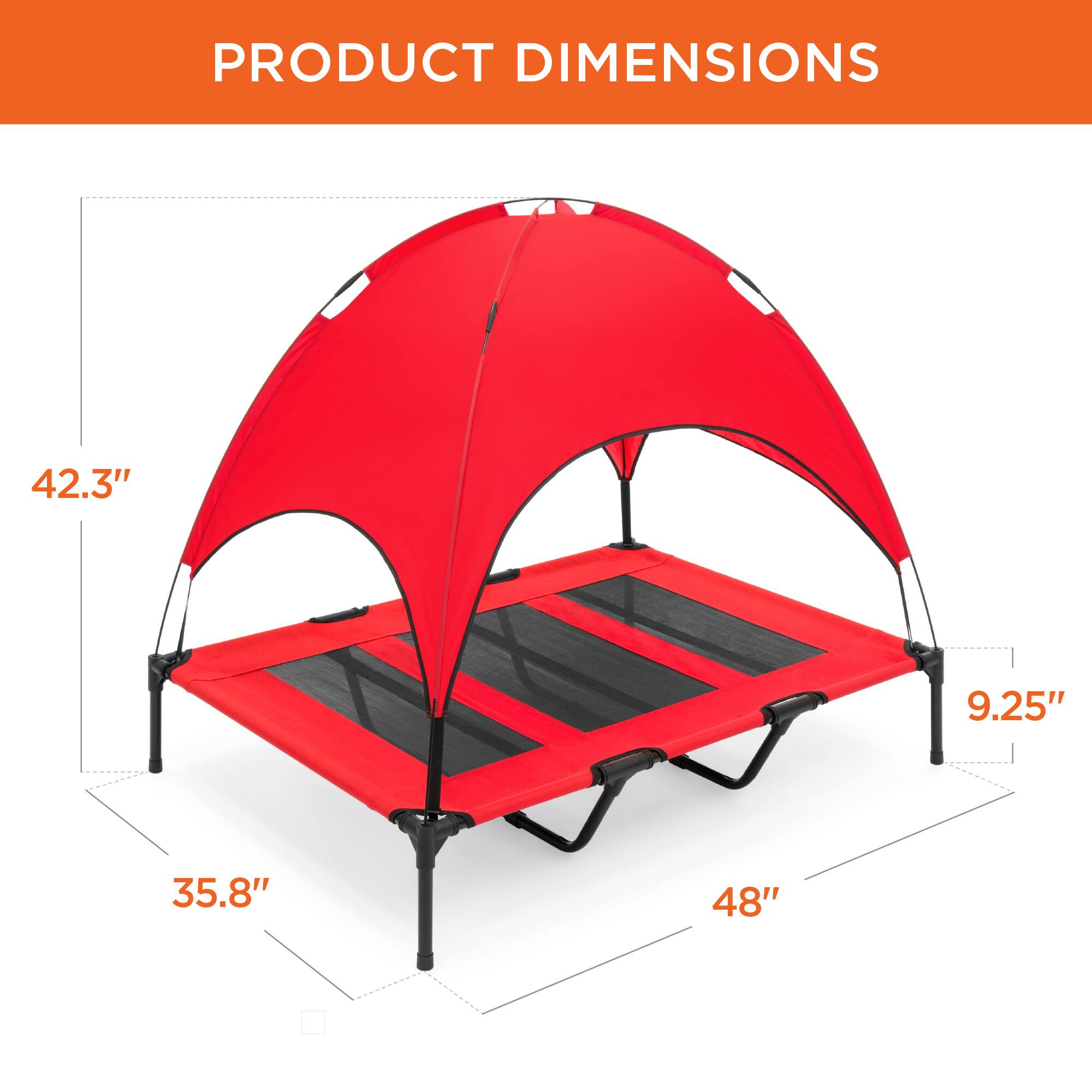PRODUCT DIMENSIONS

42.3"  
35.8"  
48"  
9.25"